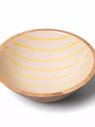 FYNCH HATTON | Schüssel klein 20cm SINGITA Lemon Stripe | 